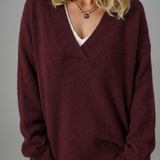 Anne | Pull en cachemire col V