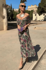Louise | Robe Maxi de Fête Élégante à Col V