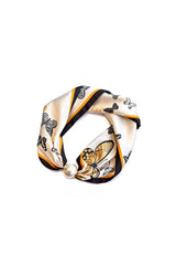 Écharpe d’été en polyester à motif papillon