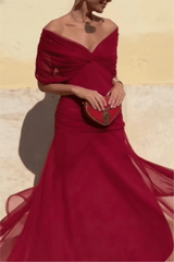 Louise | Robe Maxi de Fête Élégante à Col V
