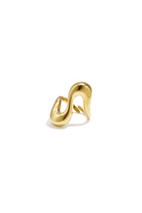 Bague statement en acier inoxydable – Anneau réglable femme