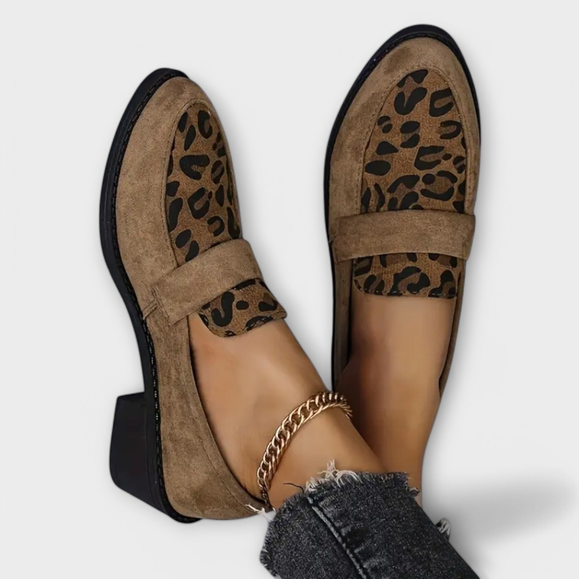 Karla| Escarpins Chic pour Femmes avec Motif Léopard
