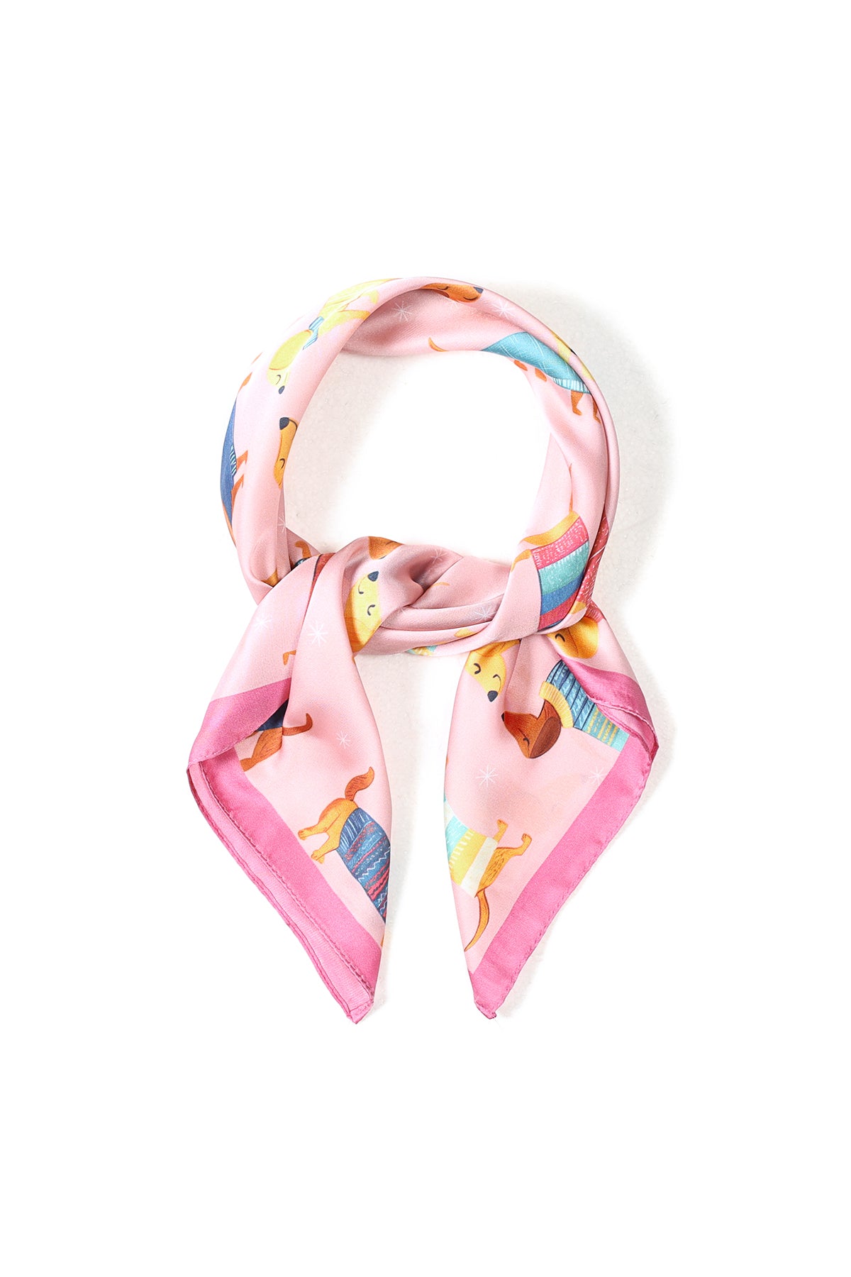 Foulard en polyester – Accessoire féminin décontracté