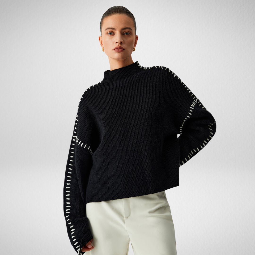 Éliane | Pull Découpes Élégantes