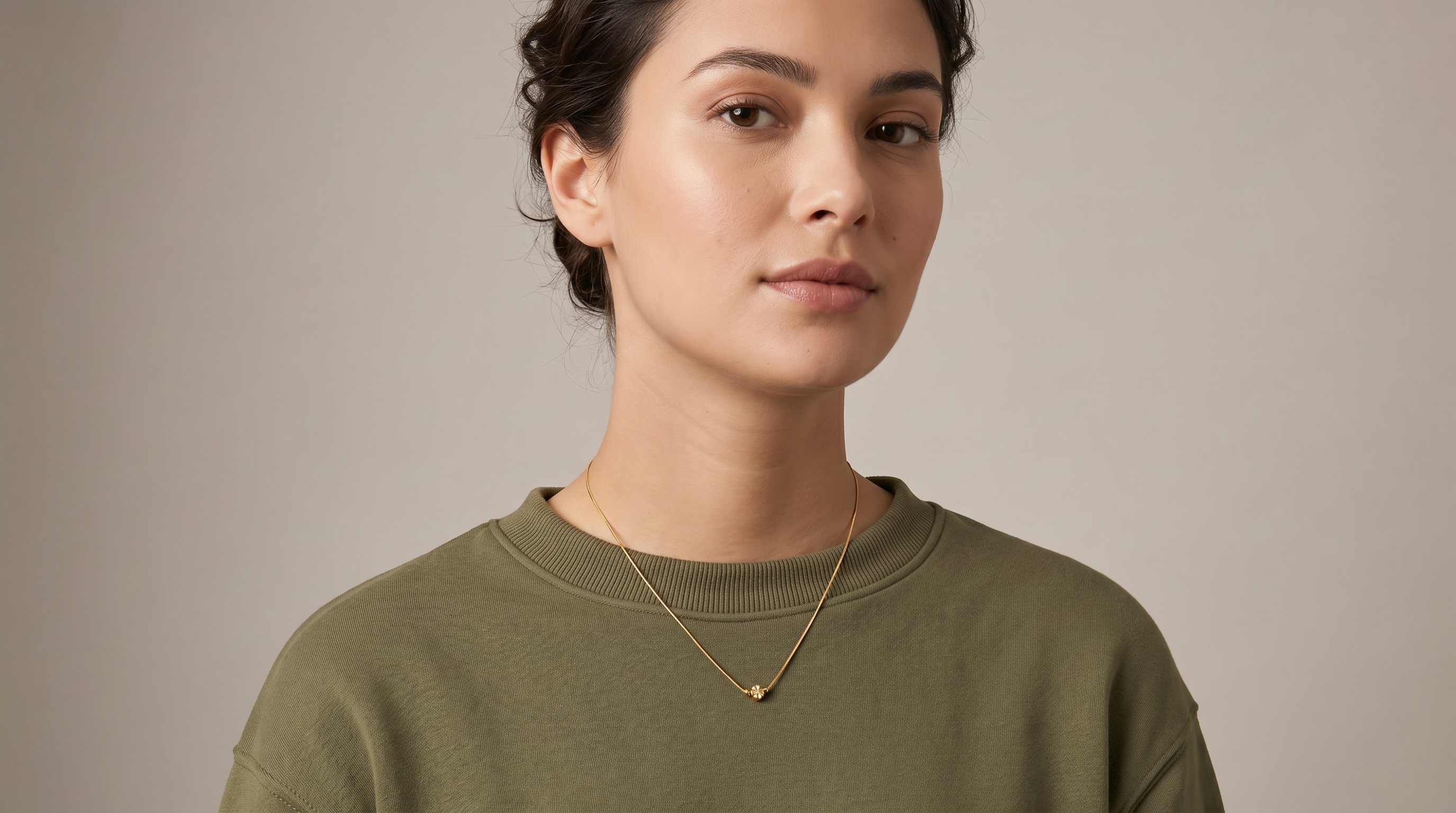 Collier | Trèfle Élégant en Acier Inoxydable