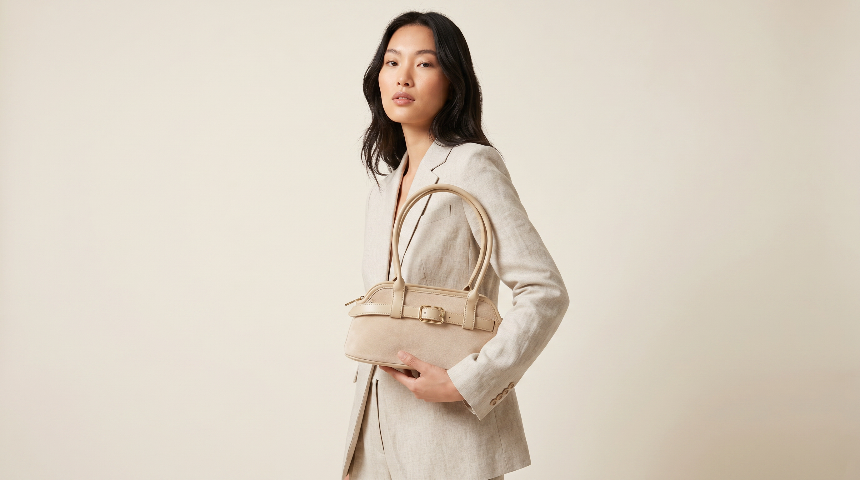 Sac à bandoulière en daim – Sac décontracté pour femme