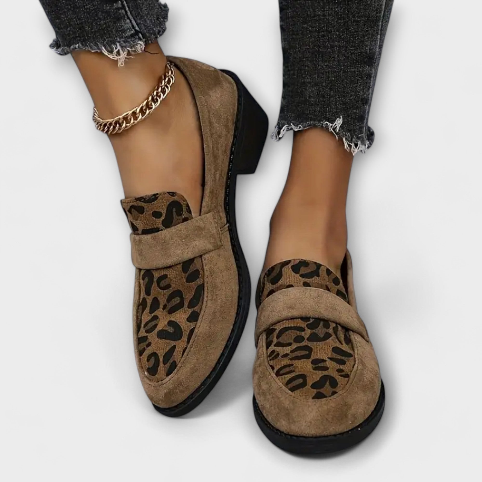 Karla| Escarpins Chic pour Femmes avec Motif Léopard