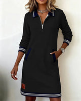 Reve Noir | Robe Style Sporty-Chic Féminin