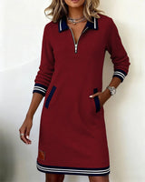 Reve Noir | Robe Style Sporty-Chic Féminin