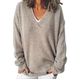 Anne | Pull en cachemire col V